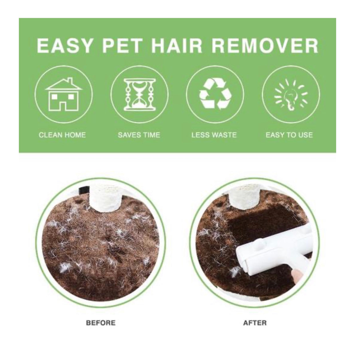 Pawly™ Reusable Pet Hair & Fur Remover Roller