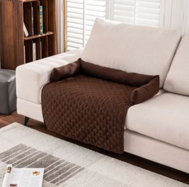 Pawly™ Calming Waterproof Couch Protector & Orthopedic Pet Bed