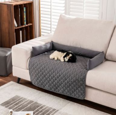 Pawly™ Calming Waterproof Couch Protector & Orthopedic Pet Bed