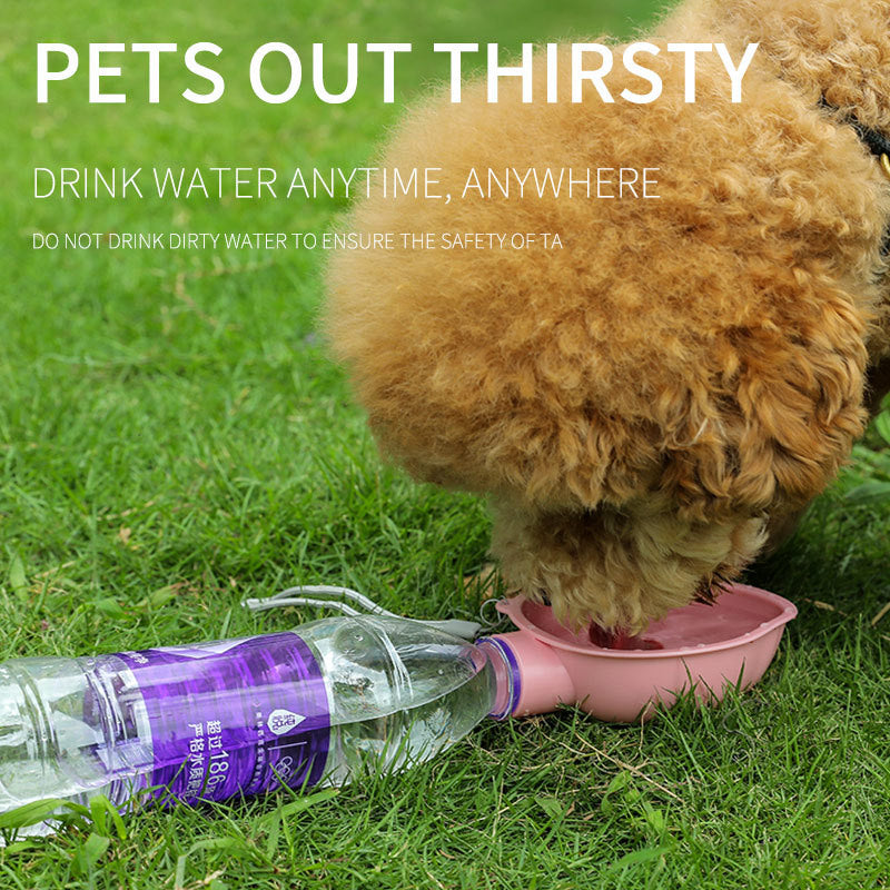 Pawly™ 2-in-1 Portable Pet Water Bottle & Travel Bowl