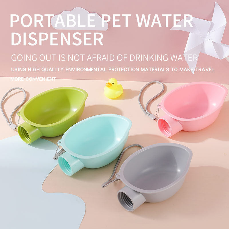 Pawly™ 2-in-1 Portable Pet Water Bottle & Travel Bowl