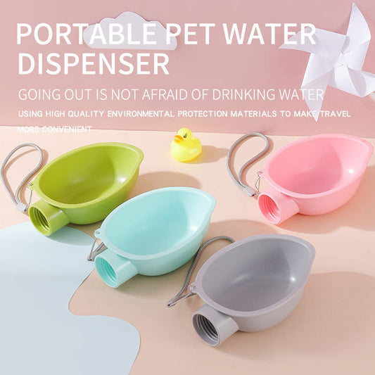 Pawly™ 2-in-1 Portable Pet Water Bottle & Travel Bowl
