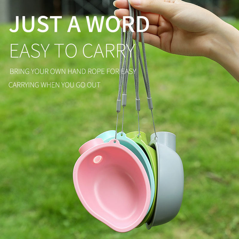 Pawly™ 2-in-1 Portable Pet Water Bottle & Travel Bowl